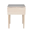 International Concepts Solid Wood Drop Leaf Casual Dining Table - Unfinished
