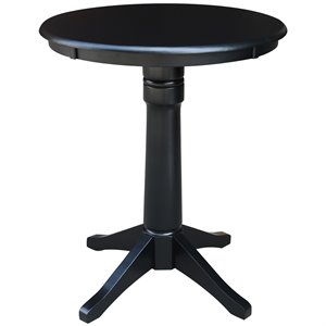 International Concepts 30&quot Round Pedestal Counter Height Dining Table