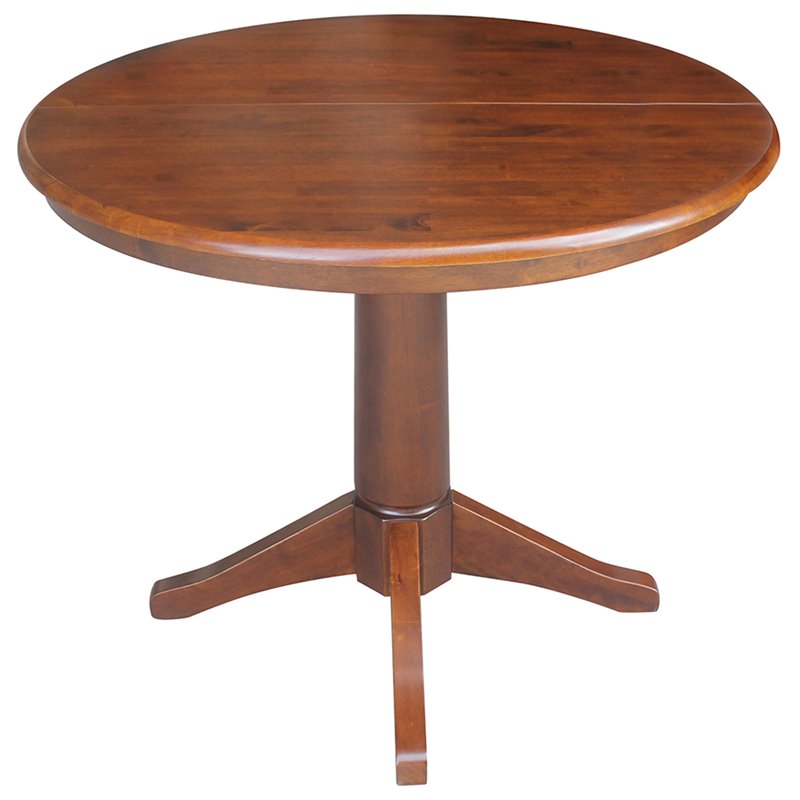 International Concepts Extendable Dining Table in Espresso