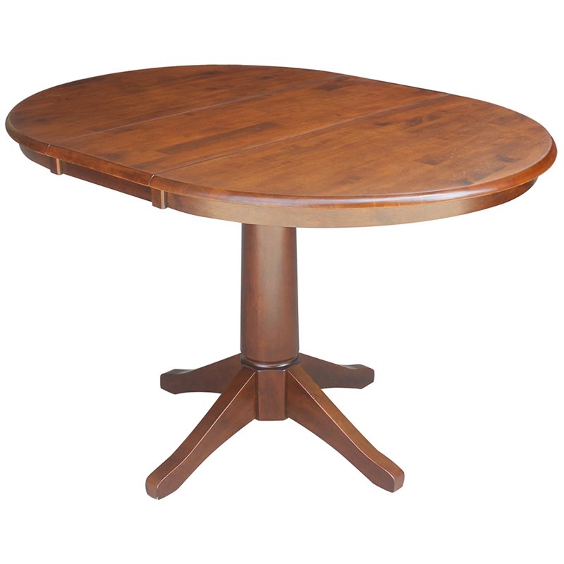 International Concepts Extendable Dining Table in Espresso