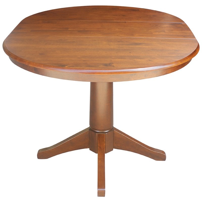International Concepts Extendable Dining Table in Espresso