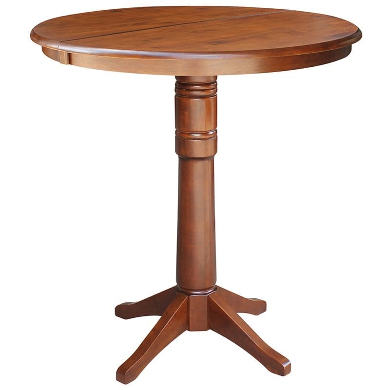 International Concepts Extendable Bar Table in Espresso