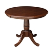 International Concepts 5 Piece Dining Set in Espresso