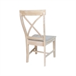 International Concepts Creekside Wood Dining Side Chair (Set of 2) in Unfinished
