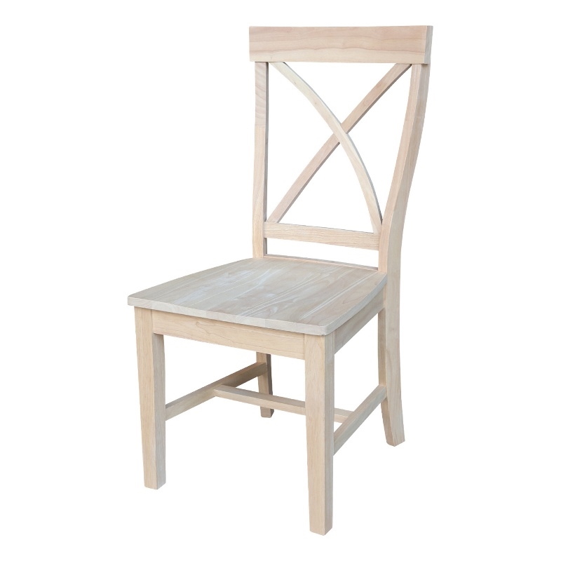 International Concepts Creekside Wood Dining Side Chair (Set of 2) in Unfinished