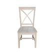 International Concepts Creekside Wood Dining Side Chair (Set of 2) in Unfinished