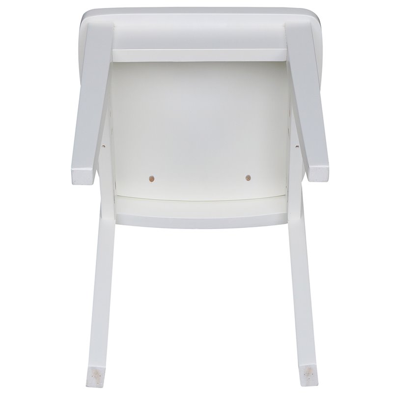 International Concepts San Remo Kids Chair in White (Set of 2)