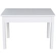 International Concepts Storage Kids Table in White