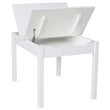 International Concepts Storage Kids Table in White