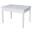 International Concepts Storage Kids Table in White