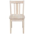 International Concepts 3 Piece Unfinished Kids Table and Chair Set