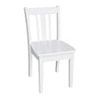 International Concepts 3 Piece Kids Table and Chair Set in White