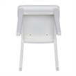 International Concepts 5 Piece Kids Table and Chair Set in White