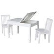 International Concepts 3 Piece Storage Kids Table and Chair Set