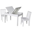 International Concepts 3 Piece Storage Kids Table and Chair Set
