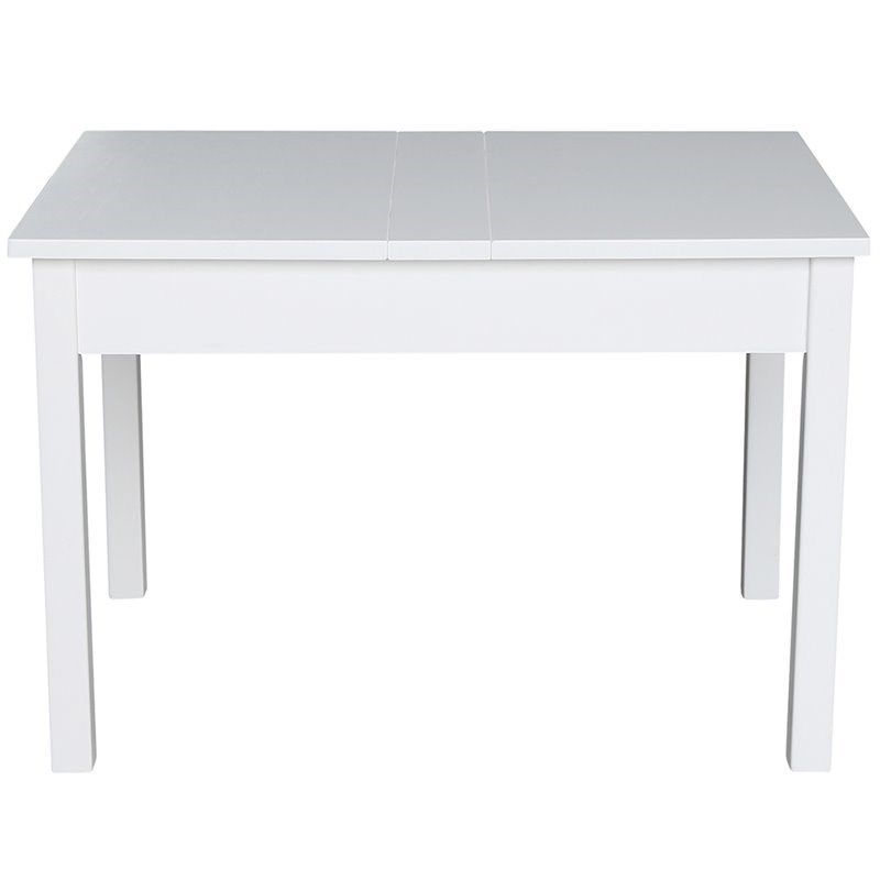 International Concepts 3 Piece Storage Kids Table and Chair Set