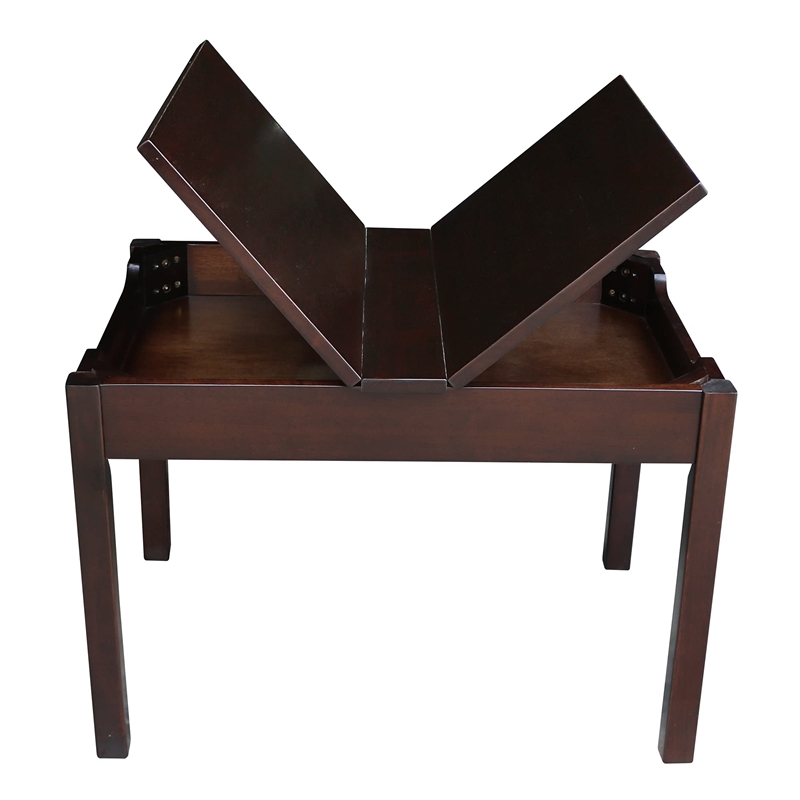 International Concepts 5 Piece Storage Kids Table and Chair Set