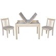 International Concepts 3 Piece Storage Kids Table and Chair Set