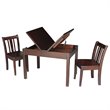 International Concepts 3 Piece Storage Kids Table and Chair Set
