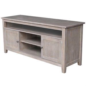 International Concepts 57&quot TV Stand in Washed Gray Taupe