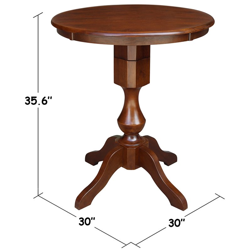 30 round discount counter height table