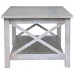 International Concepts Hampton Coffee Table in Washed Gray Taupe
