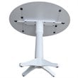 International Concepts Drop Leaf Counter Height Dining Table in White