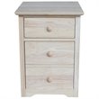 International Concepts 2 Drawer Mobile Vertical File Cabinet