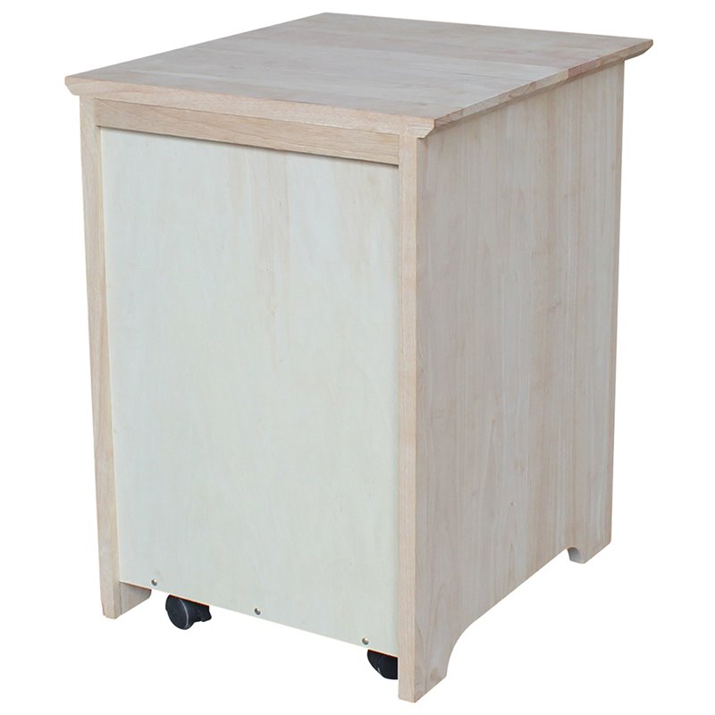 International Concepts 2 Drawer Mobile Vertical File Cabinet