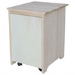 International Concepts 2 Drawer Mobile Vertical File Cabinet