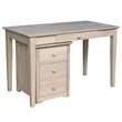 International Concepts 3 Piece Unfinished Writing Desk Set