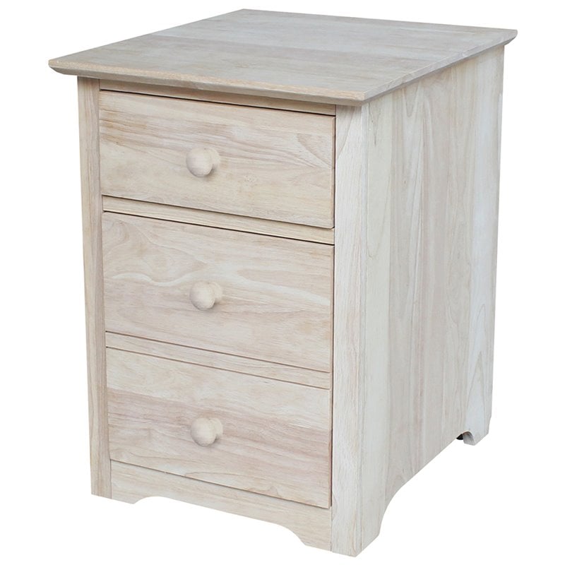 International Concepts 3 Piece Unfinished Writing Desk Set