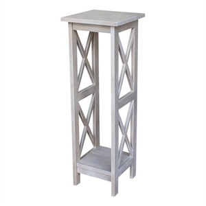 International Concepts 36&quot X-Sided Plant Stand in Washed Gray Taupe