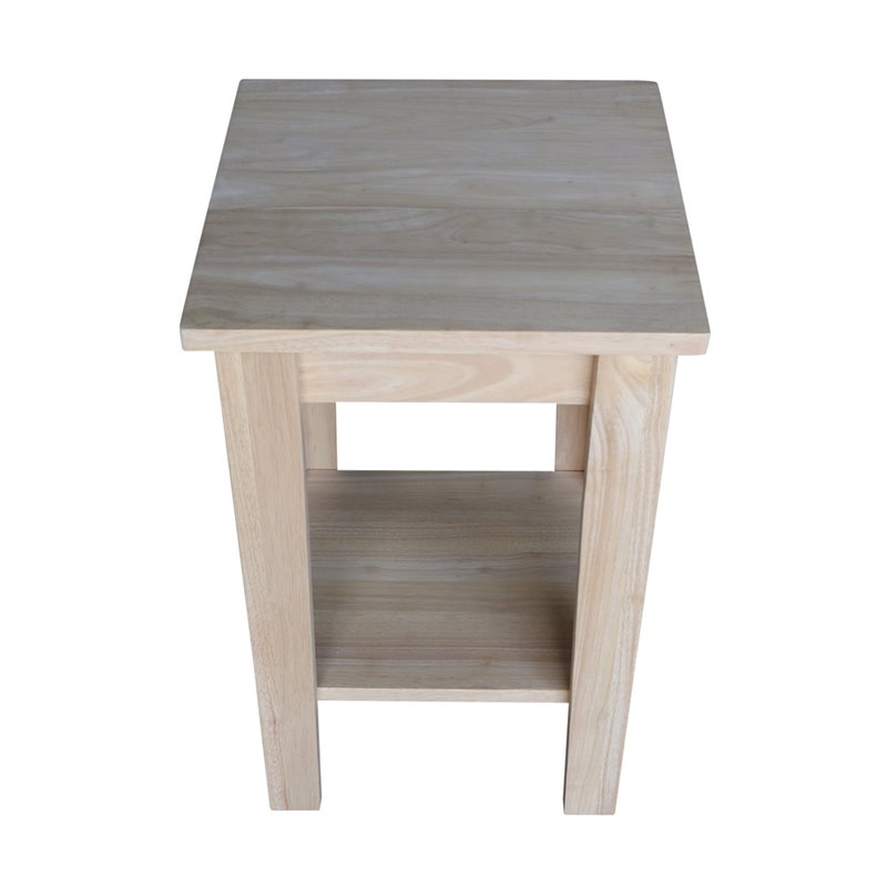 International Concepts Shaker Plant Stand  Unfinished