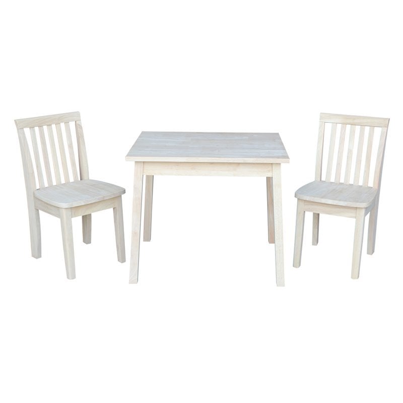 International Concepts Table With 2 Mission Juvenile Chairs