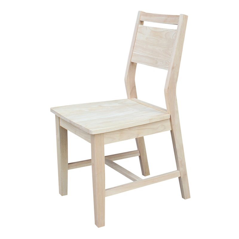 International Concepts Set of Two Aspen Panel Chairs