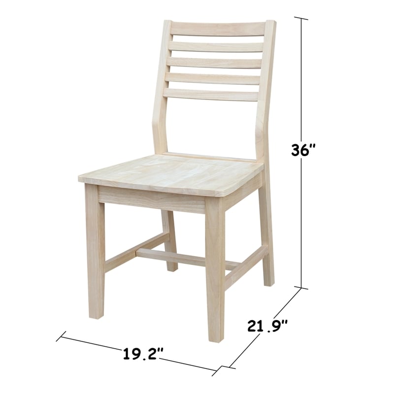 International Concepts Aspen Ladderback Dining Side Chair (Set of 2)