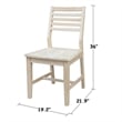 International Concepts Aspen Ladderback Dining Side Chair (Set of 2)
