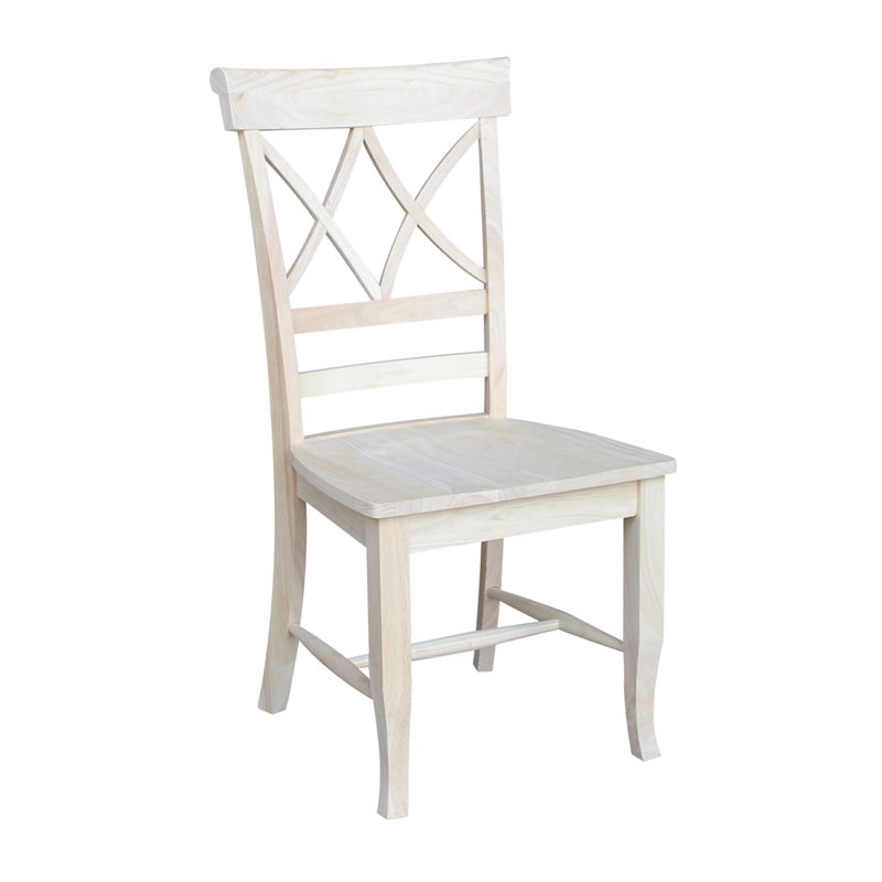 International Concepts Set of Two Lacy Dining Chairs