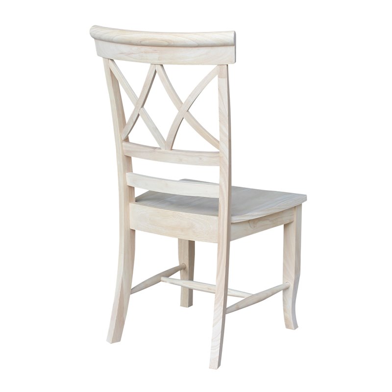 International Concepts Set of Two Lacy Dining Chairs