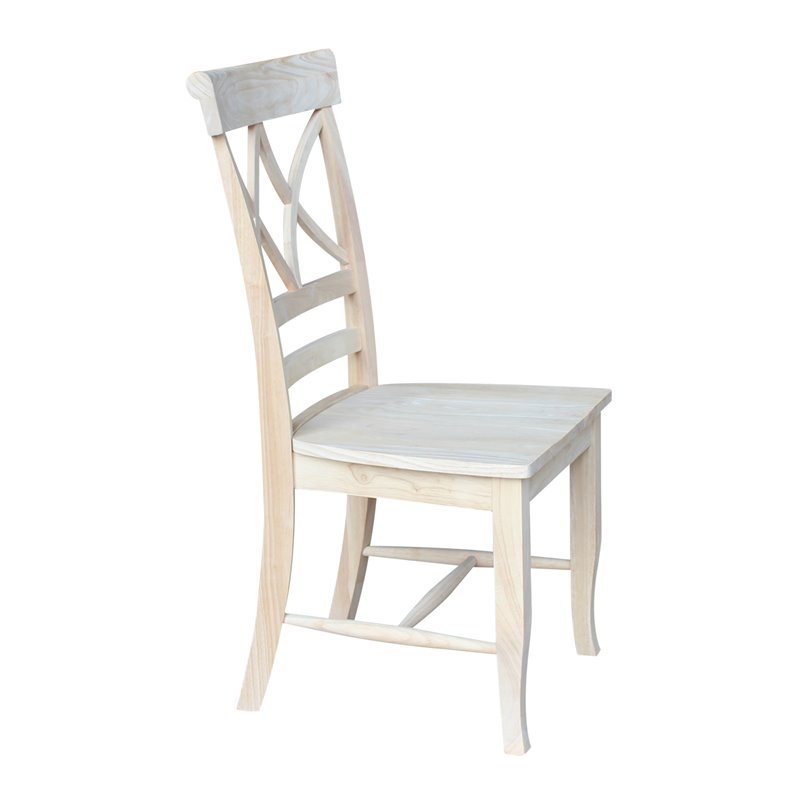 International Concepts Set of Two Lacy Dining Chairs