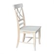 International Concepts Set of Two Lacy Dining Chairs