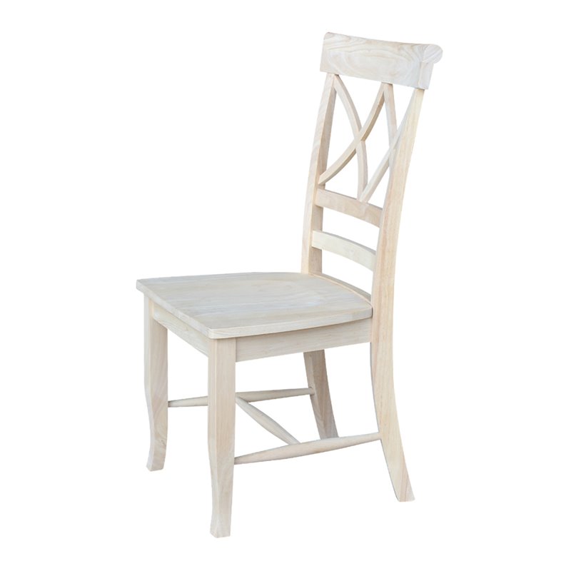 International Concepts Set of Two Lacy Dining Chairs