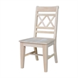 International Concepts Canyon Collection Set of Two Double X- Back Chairs