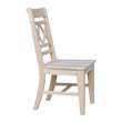 International Concepts Canyon Collection Set of Two Double X- Back Chairs