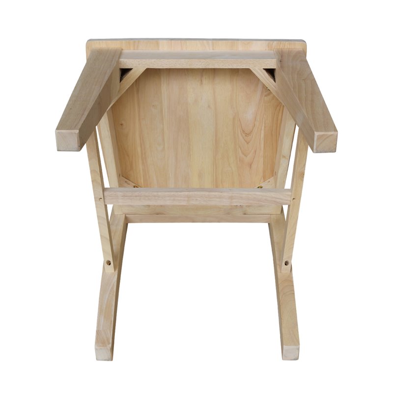 International Concepts Canyon Collection Set of Two Double X- Back Chairs