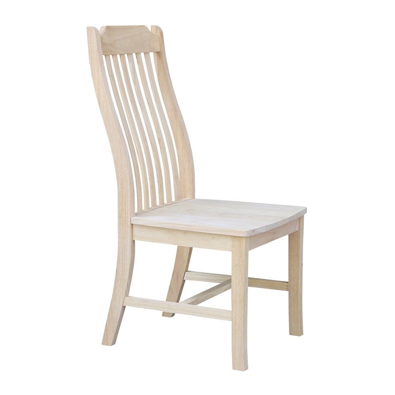 International Concepts Set of Two Steambent Mission Chairs