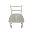 International Concepts Unfinished Madrid Chairs in Natural (Set of 2)