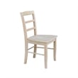 International Concepts Unfinished Madrid Chairs in Natural (Set of 2)