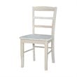 International Concepts Unfinished Madrid Chairs in Natural (Set of 2)
